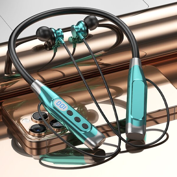 Neckband Earphones Manufacturer - TF Card Slot HIFI LED Display