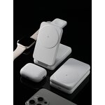 Wireless Charger - Manufacturer Custom 3-in-1 Magnetic 10W Earphones Brand Promotion