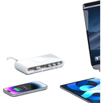 Charging Station - Manufacturer 6-Port USB PD Wireless UK AU Phones Laptops Cameras