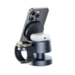 Wireless Charger - Manufacturer 4-in-1 Magnetic Type-C Port Earphones Desktop Charger