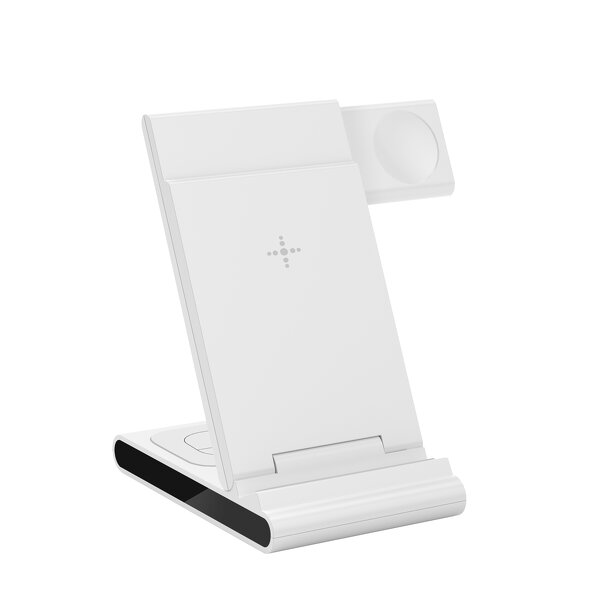 Wireless Charger - Manufacturer 3-in-1 Foldable QC3.0 15W Type-C Phone Watch Earphone