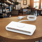 Charging Station - Manufacturer 6-Port USB PD Wireless UK AU Clock Lamp Phones