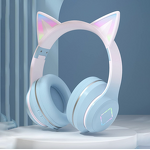 Wireless Headphones - Manufacturer Cute Cat LED Light Stereo Sports Gaming Girl