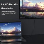 USB Cable - Manufacturer Thunderbolt 4 0.3-1M 240W 40Gbps 8K GPU SSD Metal