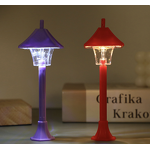 Miniature Lamp - Manufacturer 1/12 LED Street Lamp Dollhouse Outdoor Scene Light