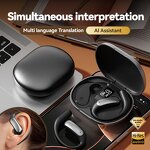 Translation Earphones - Manufacturer AI Smart Bluetooth Non-In-Ear Power Display