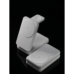 Wireless Charger - Manufacturer Custom 3-in-1 Magnetic 10W Earphones Brand Promotion