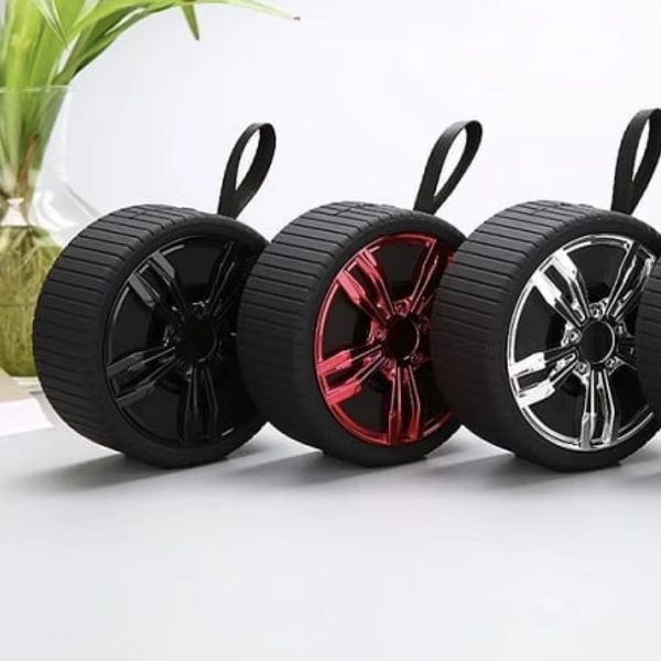 Bluetooth Speaker - Manufacturer Portable Tire Shape Plastic LED Deep Bass Outdoor