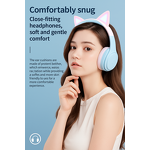 Wireless Headphones - Manufacturer Cat Ears RGB Light Stereo Noise Cancelling Mic