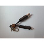 Charging Cable - Manufacturer 3-in-1 3A Fast PVC Jacket Key Chain Earphones