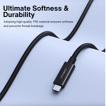 USB Cable - Manufacturer Thunderbolt 4 4.9FT 40Gbps 240W 8K iPhone 16/15 Metal