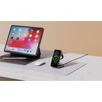 Wireless Charger - Manufacturer Custom 3-in-1 High-Speed 10W Magnetic Cable White Black