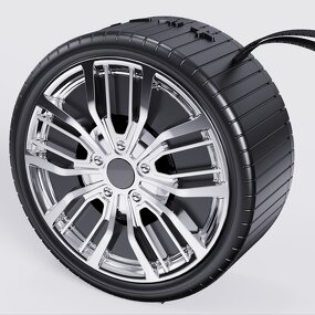 Bluetooth Speaker - Manufacturer Portable Tire Shape LED Deep Bass Outdoor Bluetooth