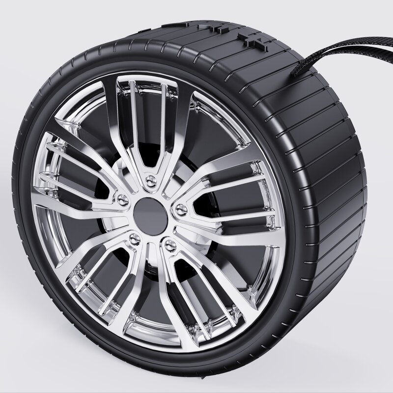 Bluetooth Speaker - Manufacturer Portable Tire Shape LED Deep Bass Outdoor Bluetooth