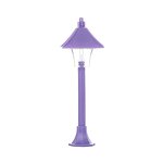 Miniature Lamp - Manufacturer 1/12 LED Street Lamp Dollhouse Outdoor Scene Light