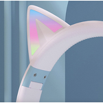 Wireless Headphones - Manufacturer Cute Cat LED Light Stereo Sports Gaming Girl