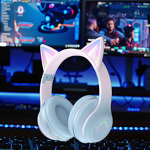 Wireless Headphones - Manufacturer Cat Ears RGB Light Stereo Noise Cancelling Mic