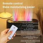 Aroma Diffuser - Manufacturer Rainbow USB Humidifier Fire Flame Remote Essential Oil