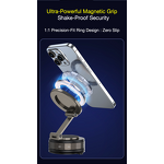 Phone Holder - Manufacturer Magnetic Auto-Lock Vacuum Zinc Alloy Car Airplane Desk