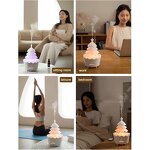 Aroma Diffuser - Manufacturer Raindrop Christmas Tree Light Remote Essential Oil