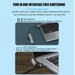 USB C Hub - Manufacturer 4-in-2 Aluminum USB3.0/2.0 Charging MacBook ChromeBook