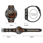 Outdoor Smart Watch Manufacturer - K71 1.6" AMOLED BT Call LED Flashlight
