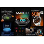 Sports Smart Watch Manufacturer - K71 AMOLED LED Flashlight 600mAh