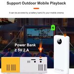 Projector - Manufacturer YG300 600 Lumens Laser 4K Home Theater Portable