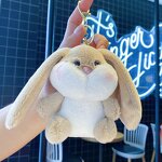 Plush Pendant - Manufacturer Rabbit Stuffed Toy Backpack Bag Decoration Keychain