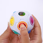 Toy Ball - Manufacturer Magic Rainbow Football 12 Holes Novelty Funny Kids Grab Toy