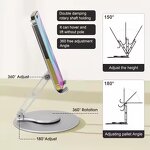 Phone Holder - Manufacturer Mini Folding Colorful Aluminum Alloy Desk Metal
