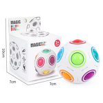 Toy Ball - Manufacturer Magic Rainbow Football 12 Holes Novelty Funny Kids Grab Toy