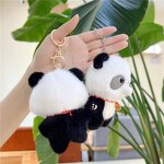 Plush Keychain - Manufacturer Panda Spit Bubble Stuffed Doll Peluches Bag Pendant