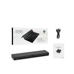 Foldable Keyboard - Manufacturer Mini BT Three Fold Portable Business Laptop Pad