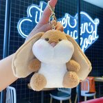 Plush Keychain - Manufacturer Pink Rabbit Bunny Soft Doll Stuffed Animal Bag Pendant
