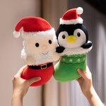 Plush Toy - Manufacturer Boot Shape Christmas Elf Santa Penguin Tree Decoration