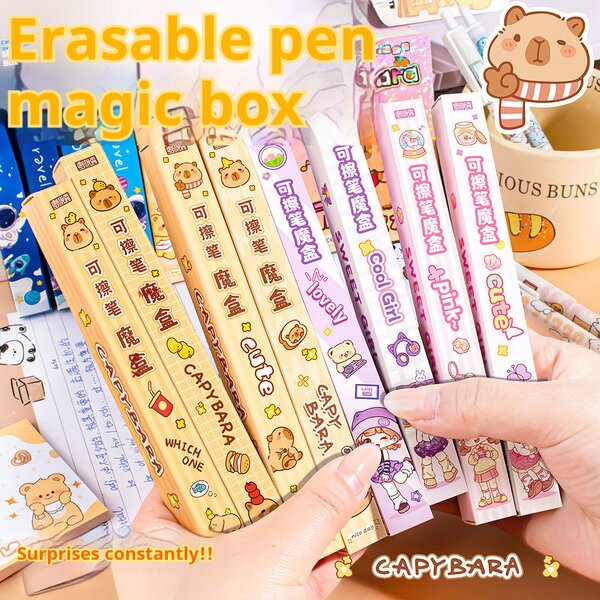 Erasable Pen - Manufacturer Capybara Anime Blind Box Press Neutral Wholesale Stationery