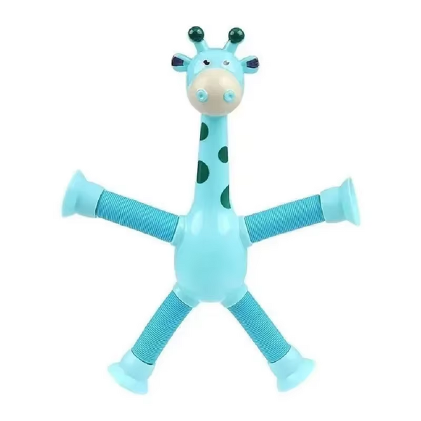 Telescopic Toy - Manufacturer Giraffe Tube Suction Cup Cartoon Parent Child Interactive