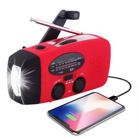 FM Radio - Manufacturer Emergency Hand Crank Solar AM FM Light Rechargeable