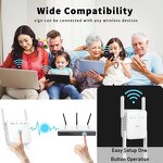 WiFi Repeater - Manufacturer 300Mbps 2.4G Wireless Extender Booster Easy Setup