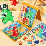 Puzzle Book - Manufacturer 3 in 1 Toddler Travel Cartoon Educational Jigsaw Toy