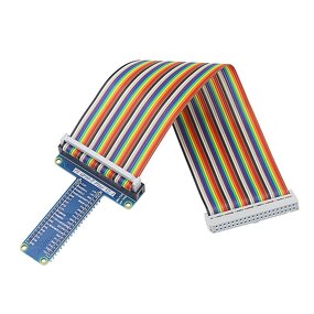 GPIO Extender - Manufacturer Raspberry Pi GPIO-T Plus V2.4 40Pin Cable 4/3 Demo