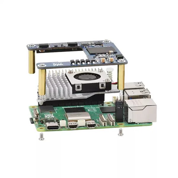 Expansion Board - Manufacturer Weixue Raspberry Pi 5/CM5 Ethernet PoE 802.3af/at