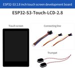 Development Board - Manufacturer 2.8" ESP32-S3 5-Point Touch 240x320 IPS LX7 Dual-Core