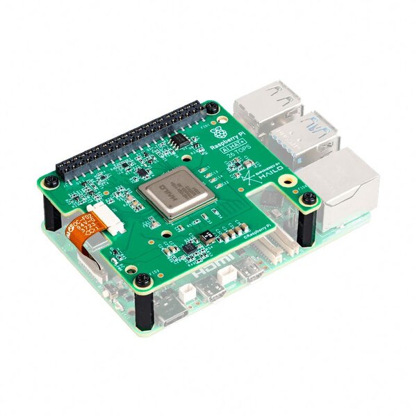 AI HAT+ - Manufacturer Official Raspberry Pi 5 Hailo8 13TOPS/26TOPS PCIe M.2 Board