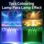 Moving Head Light - Manufacturer 7*100W RGBW LED Zoom DMX512 IP20 Metal Wedding DJ