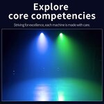 Moving Head Light - Manufacturer Mini Eye 7x40w RGBW 4in1 DMX Zoom LED Wash Party Club