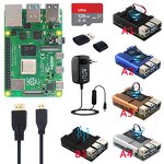 Starter Kit - Manufacturer Original Raspberry Pi 4B 2/4/8GB RAM Case TF Card Power Heatsink