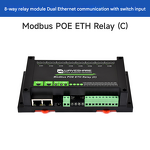 Relay Module - Manufacturer 8-Way Dual Ethernet PoE Cascade Isolation for O Racks