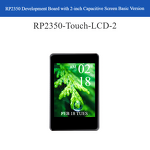 Development Board - Manufacturer Raspberry Pi RP2350 2" Capacitive Touch OV5640 Camera